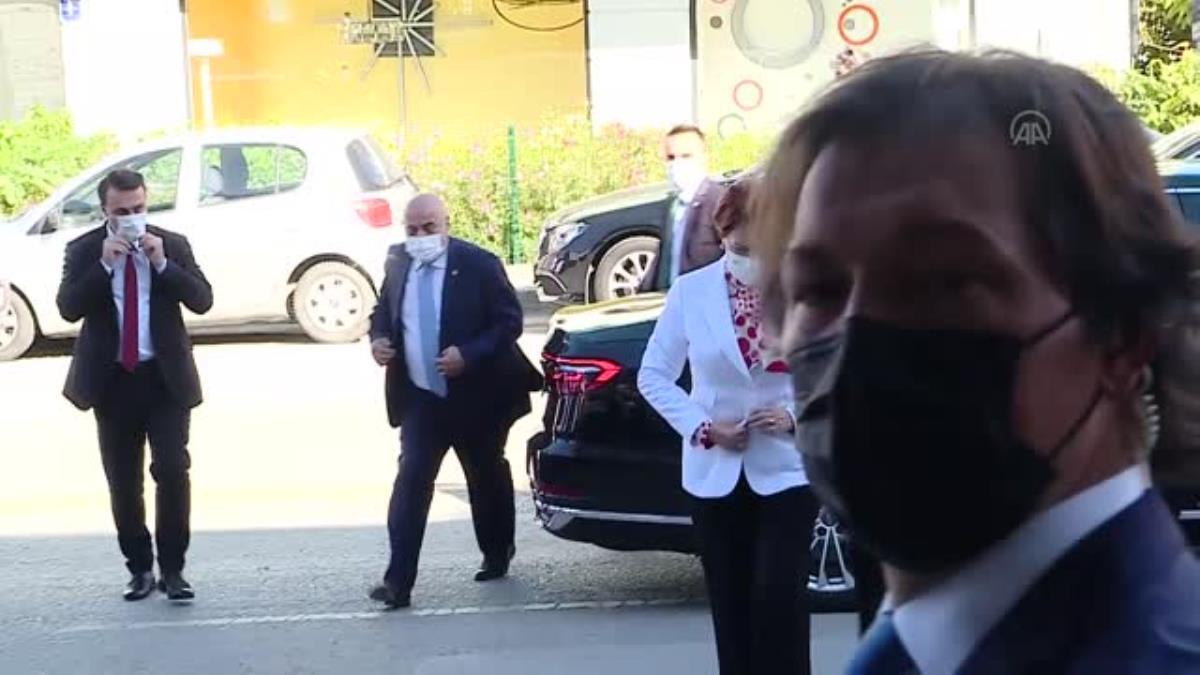 Akşener, Gelecek Partisi Genel Lideri Davutoğlu'nu ziyaret etti Akşener, Gelecek Partisi Genel Lideri Davutoğlu'nu ziyaret etti