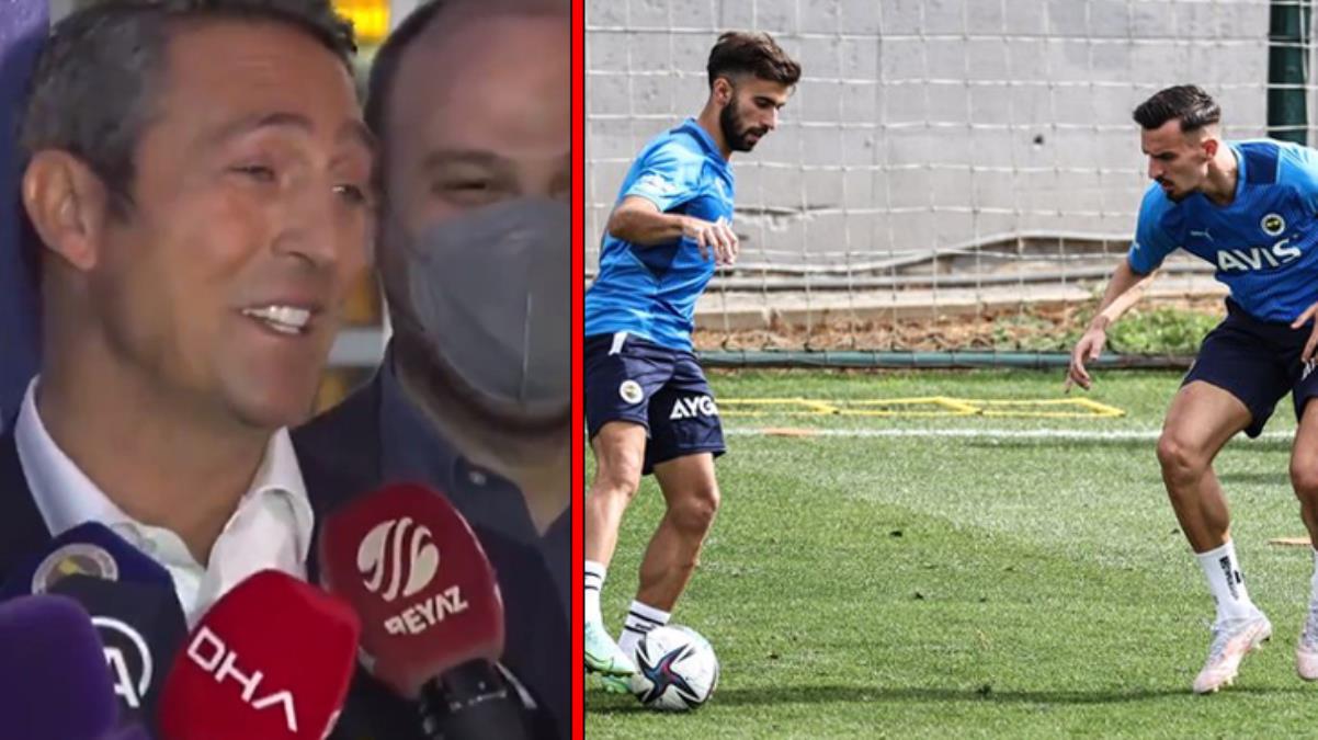 Ali Koç, "Yeni forvetleri nasıl buldunuz?" sorusuna verdiği yanıtla kahkahaya boğdu Ali Koç, "Yeni forvetleri nasıl buldunuz?" sorusuna verdiği yanıtla kahkahaya boğdu