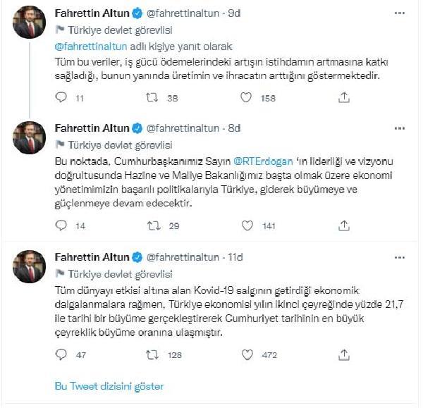 Altun: Türkiye giderek büyümeye ve güçlenmeye devam edecek Altun: Türkiye giderek büyümeye ve güçlenmeye devam edecek