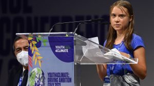 Greta Thunberg, dünya önderlerinin iklim krizine karşı kelamlarını taklit etti: Bla, bla, bla