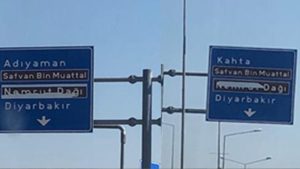 Hürmet Öztürk: Safvan Derneği yöneticileri ve kimi AKP'li milletvekillerinin baskısı sonucu Nemrut Dağı ismi yol tabelalarından teker teker silinmeye başlandı