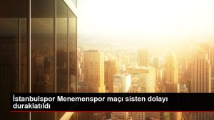 İstanbulspor Menemenspor maçı ertelendi