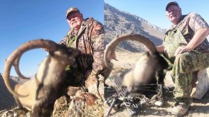 Kahramanmaraş'a gelen ABD'li avcı, 500 bin lira karşılığında okla yaban keçisi avladı