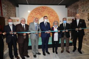 Kazlıçeşme Sanat'ta Hattat Mustafa Halim Özyazıcı Standı açıldı