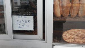 Osmaniye'de ekmeğe artırım