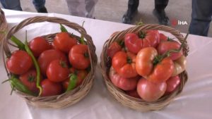 Tarım fuarında elma ve domates hoşluk müsabakası yapıldı