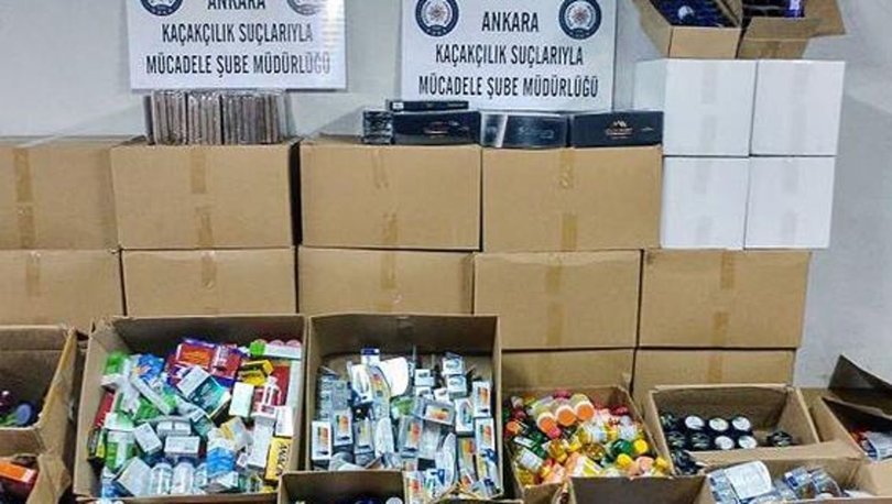 Ankara’da 925 bin kaçak ilaç ele geçirilirdi Ankara’da 925 bin kaçak ilaç ele geçirilirdi