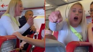 Antalya uçağında ortalık karıştı! Ağlayan bebeğe sonlanan bayan, yolcuları tokatladı