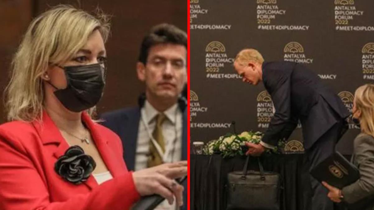 Antalya'daki tarihi doruğa damga vuran anlar! Lavrov'un masasını kaldırıp bomba aradılar Antalya'daki tarihi doruğa damga vuran anlar! Lavrov'un masasını kaldırıp bomba aradılar