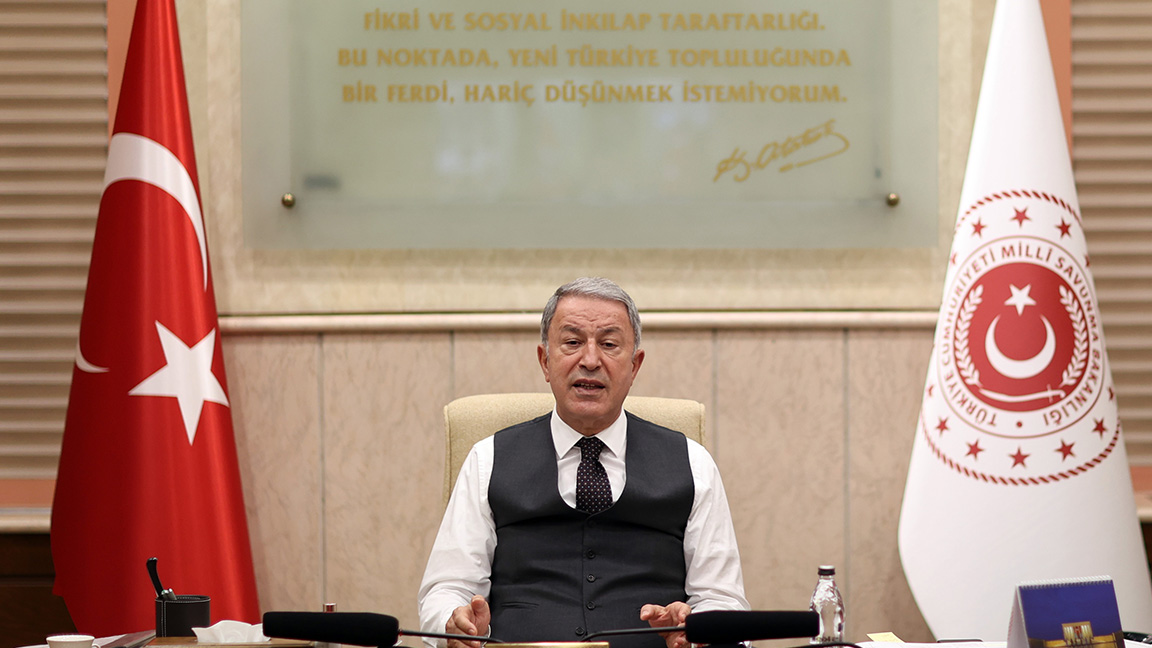 Bakan Akar: Mariupol'deki durumu yakından takip ediyoruz, saf insanların bölgeden tahliye edilebilmeleri için uğraş gösteriyoruz Bakan Akar: Mariupol'deki durumu yakından takip ediyoruz, saf insanların bölgeden tahliye edilebilmeleri için uğraş gösteriyoruz
