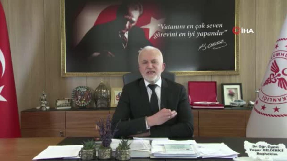 Başhekim Bildirici: "Sizler için ebediyen hazır olan Türk doktorlarıyız"