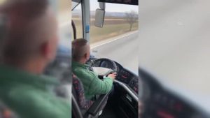 Hudut tanımayan Türk yolcu otobüsü Ukrayna'dan Romanya'ya götürdü