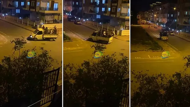 Antalya'da kamyonet kasasında çatışmaya giden Suriyeliler, bir öteki Suriyeli kümeye ateş açtı! Antalya'da kamyonet kasasında çatışmaya giden Suriyeliler, bir öteki Suriyeli kümeye ateş açtı!