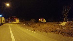 Bolu Dağı'nda heyelan: TEM yolu trafiğe kapandı