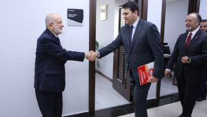 Karamollaoğlu, Demokrat Parti Genel Lideri Uysal ile görüştü