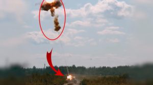 Rusya uçan mayınını birinci kez Ukrayna'da denedi! 30 metre yükseğe fırlayıp tanklara patlayıcı atıyor
