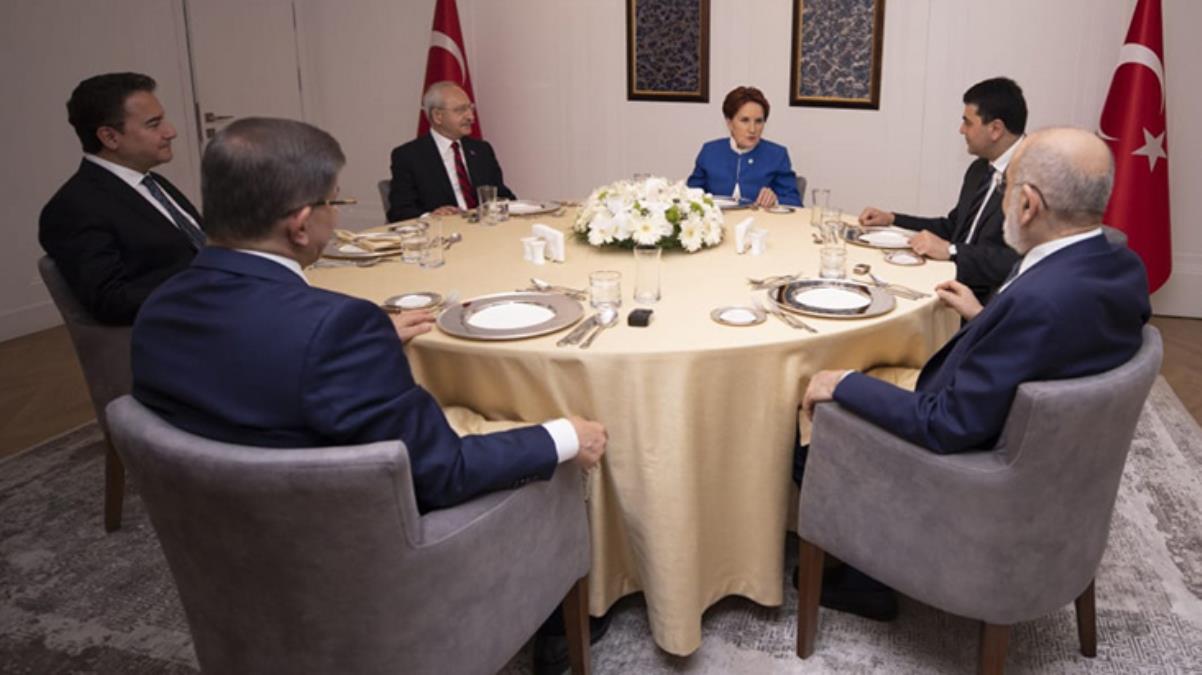 6'lı masa Gelecek Partisi mesken sahipliğinde toplandı! Gündemde 3 değerli bahis var