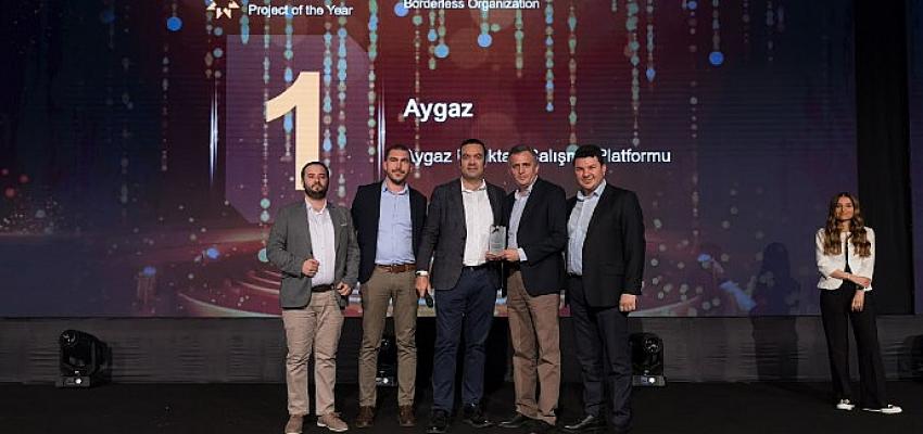 Aygaz AR-WE’ye Future of Work’den Birincilik Mükafatı Aygaz AR-WE’ye Future of Work’den Birincilik Mükafatı