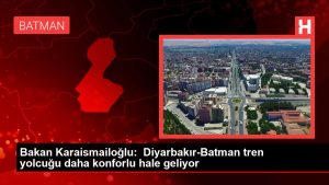 Bakan Karaismailoğlu:  Diyarbakır-Batman tren yolcuğu daha konforlu hale geliyor