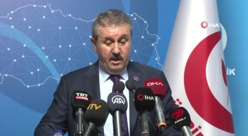 BBP Genel Lideri Destici: "PKK'ya dayanağı keserlerse Türkiye NATO üyeliklerine neden hayır desin"