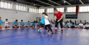 Çocuklardan '300 Çocuk 300 Sporcu' projesine ağır ilgi