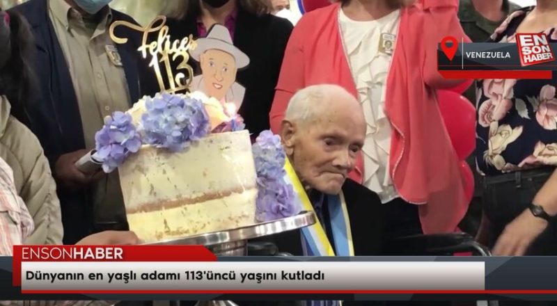 Dünyanın en yaşlı adamı 113'üncü yaşını kutladı