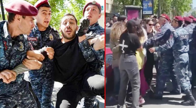 Ermenistan'da muhalifler sokağa çıkıp yolları kapattı! Polis 286 kişiyi gözaltına aldı