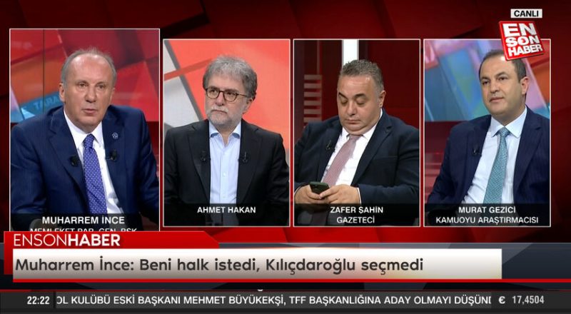Muharrem İnce: Beni halk istedi, Kılıçdaroğlu seçmedi