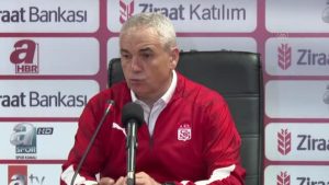Ziraat Türkiye Kupası final maçının akabinde (Rıza Çalımbay)