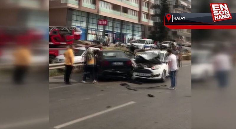 Hatay’da intihar girişimini izleyen 5 araç kaza yaptı