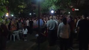 Kozan belediye lideri at sırtında Kozan halkını selamladı