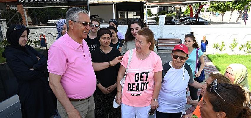 Lider Topaloğlu Pilates Kursundaki Kursiyerleri Ziyaret Etti