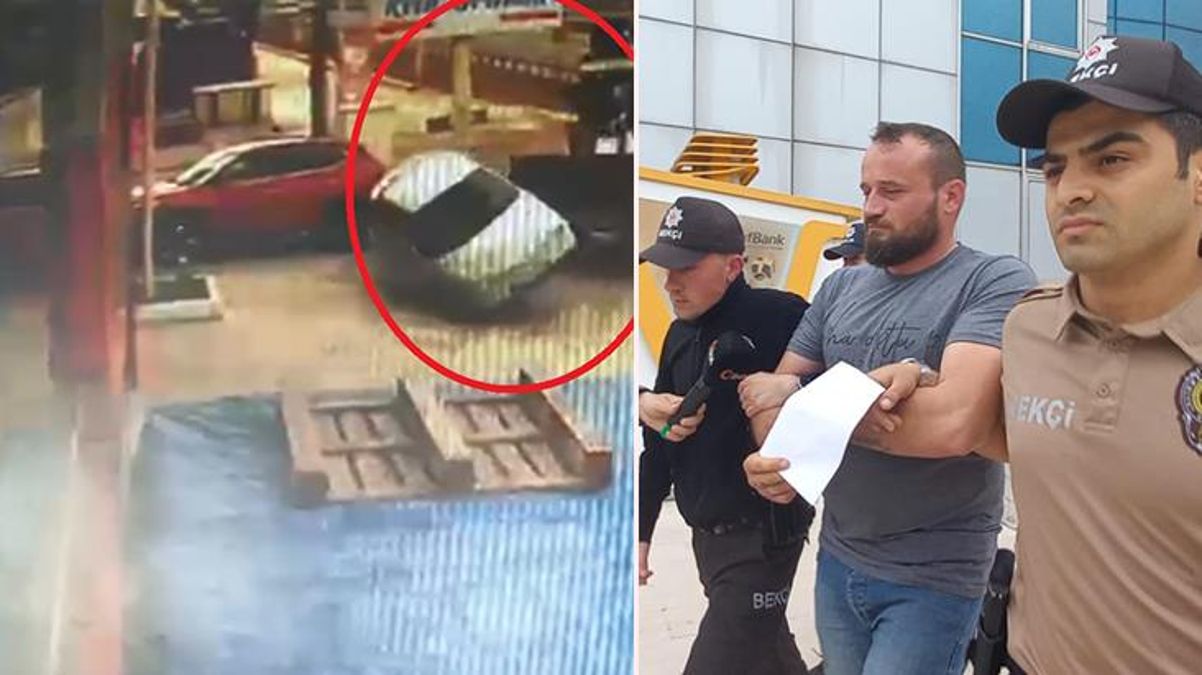 Şoföre kızıp kepçe ile arabaya takla attıran operatör tutuklandı Şoföre kızıp kepçe ile arabaya takla attıran operatör tutuklandı