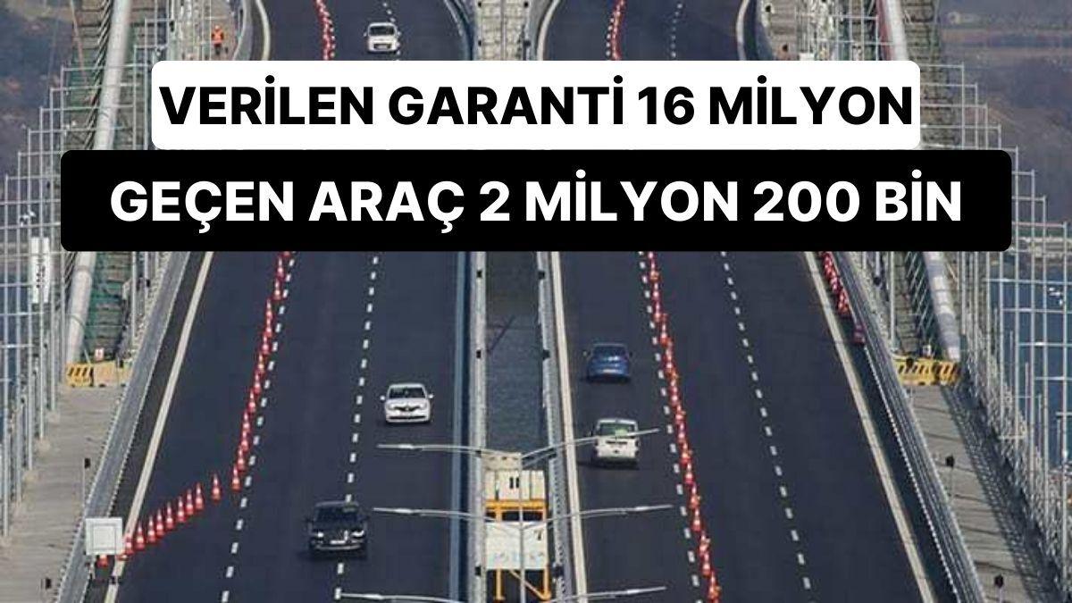 16 Milyon Araç Garantisi Verilen Çanakkale Köprüsü'nden 2 Milyon 200 Bin Araç Geçti 16 Milyon Araç Garantisi Verilen Çanakkale Köprüsü'nden 2 Milyon 200 Bin Araç Geçti