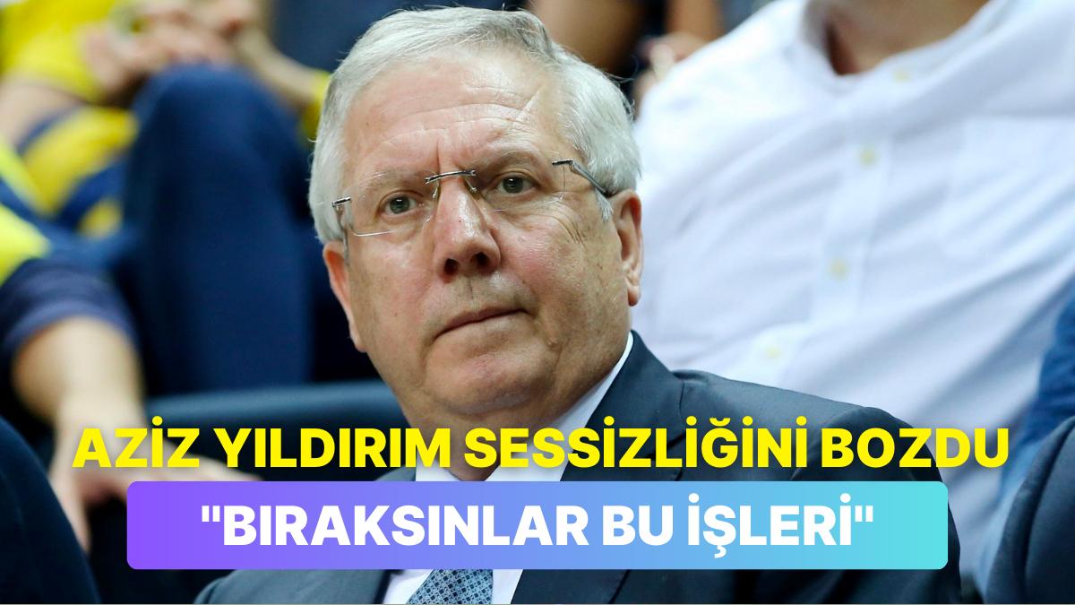 Aziz Yıldırım, Gençlik ve Spor Bakanı Olacağı Argümanlarına Sert Bir Formda Yanıt Verdi
