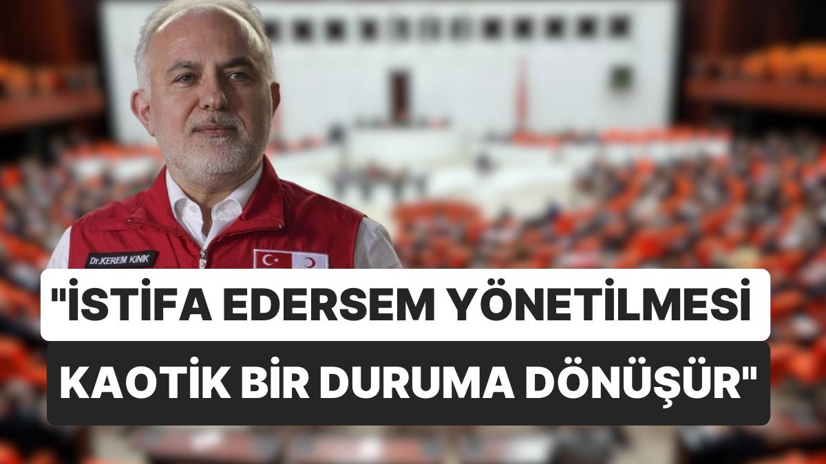 Çadır Satışı Sorulan Kızılay Lideri Kerem Kınık: "İstifa Edersem Kaotik Bir Duruma Dönüşür" Çadır Satışı Sorulan Kızılay Lideri Kerem Kınık: "İstifa Edersem Kaotik Bir Duruma Dönüşür"