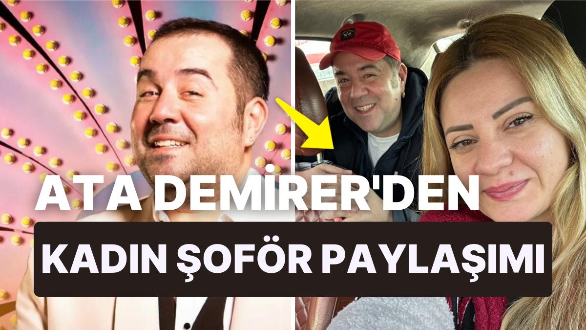 Cet Demirer'den 'Kadın Taksi Şoförü' Paylaşımı: Umarım Bayanların Sayısı Bu Kesimde de Artar Cet Demirer'den 'Kadın Taksi Şoförü' Paylaşımı: Umarım Bayanların Sayısı Bu Kesimde de Artar