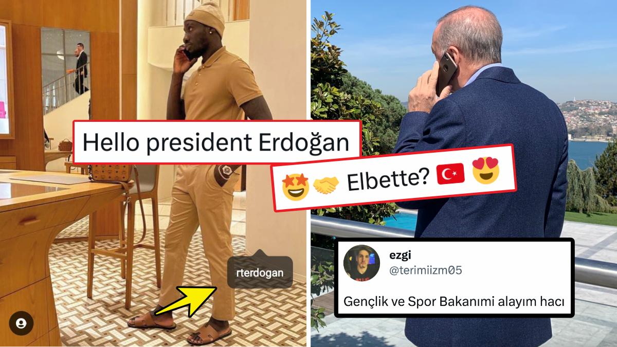 Diagne'nin Cumhurbaşkanı Erdoğan'ı Etiketleyerek Kurduğu Hayali Diyalog Goygoycuların Lisanına Düştü