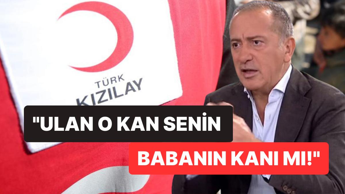 Fatih Altaylı, Kızılay Lider Yardımcısı Murat Ellialtı'ya Sert Çıktı: "Ulan O Kan Senin Babanın Kanı mı!" Fatih Altaylı, Kızılay Lider Yardımcısı Murat Ellialtı'ya Sert Çıktı: "Ulan O Kan Senin Babanın Kanı mı!"