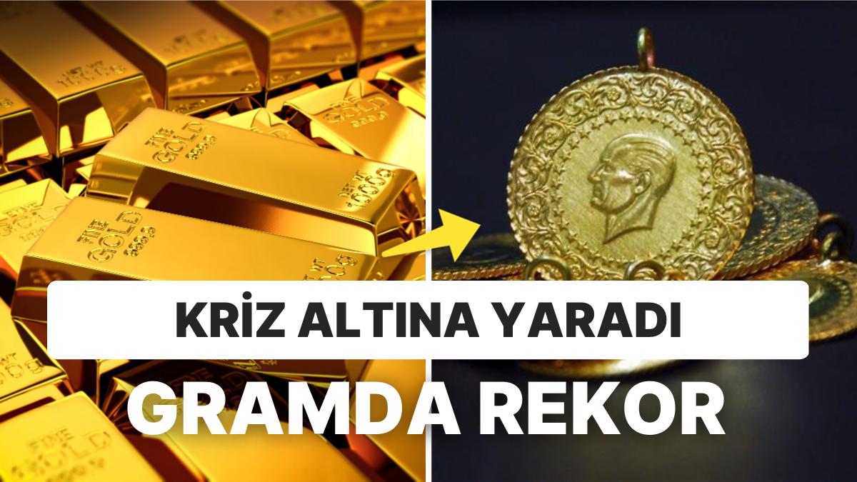 Gram Altın Rekora Doymuyor: Ons Altın Bankacılık Krizi Tesiriyle 2 Bin Doların Üzerine Çıkınca Rekor Geldi