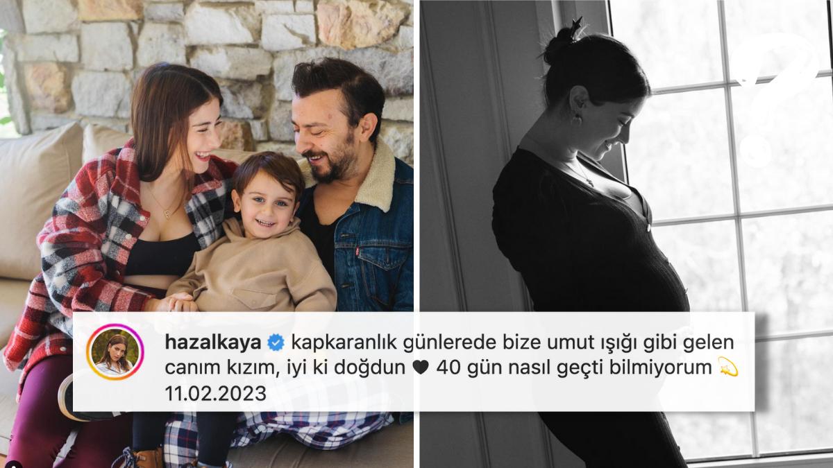Hazal Kaya ve Ali Atay Çiftinin Bebekleri ile Paylaştığı Dört Kişilik Yeni Aile Pozu İçimizi Isıttı!
