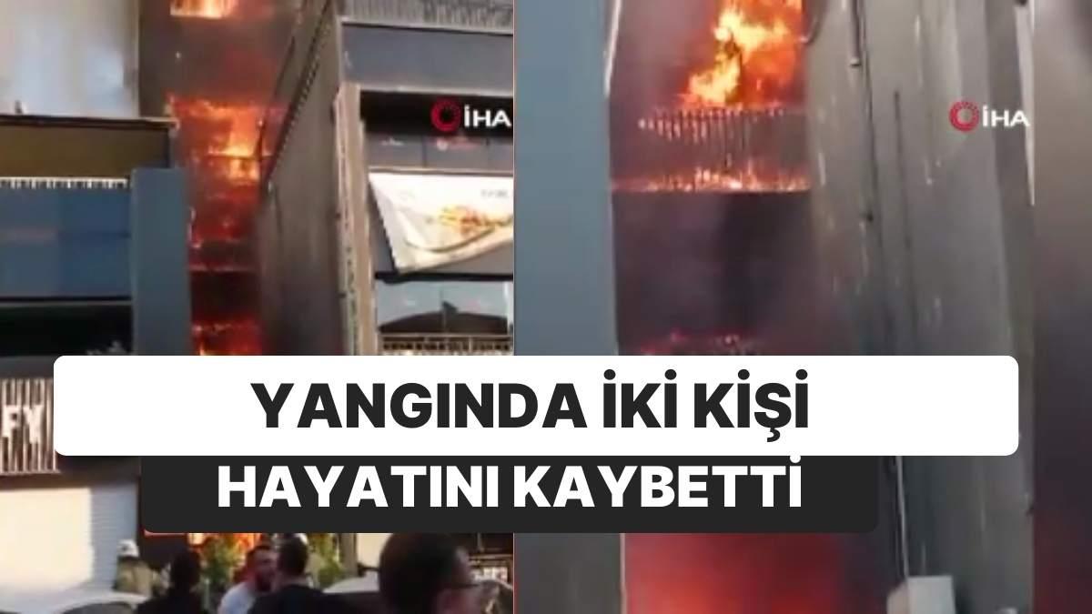 İstanbul Pendik'te 7 Katlı Otel Yandı