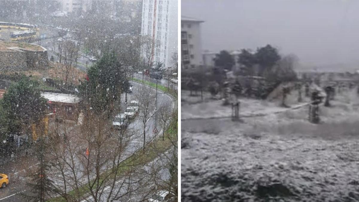 İstanbul’da Mart Biterken Kar Yağdı: Soğuk Hava Devam Edecek mi? İstanbul’da Mart Biterken Kar Yağdı: Soğuk Hava Devam Edecek mi?