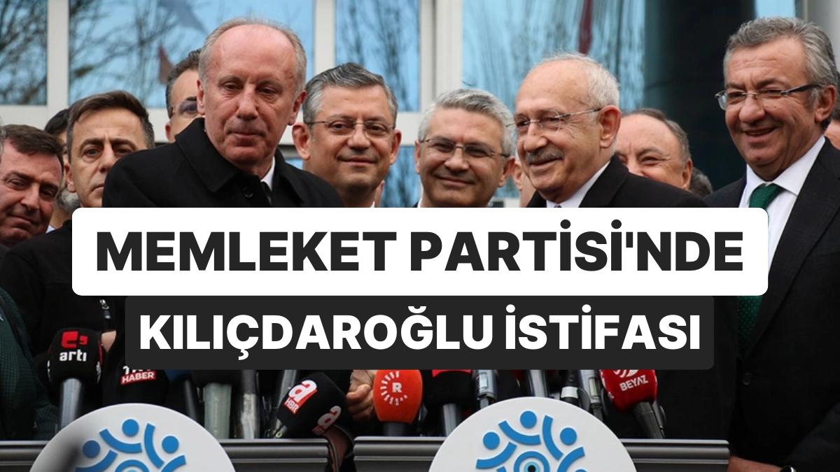 Memleket Partisi’nde Kılıçdaroğlu İstifası: ‘Destek Vermek Herkesin Görevi’ Memleket Partisi’nde Kılıçdaroğlu İstifası: ‘Destek Vermek Herkesin Görevi’
