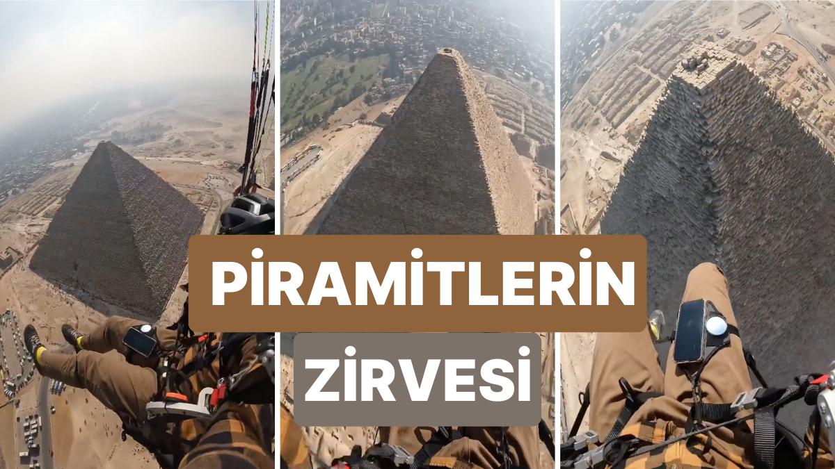 Mısır Piramitleri’nin En Doruğuna Çıkıp Görüntüyü Seyretmek İster miydiniz?