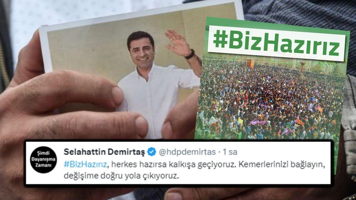 Selahattin Demirtaş: "Kemerlerinizi Bağlayın, Değişime Gerçek Yola Çıkıyoruz" Selahattin Demirtaş: "Kemerlerinizi Bağlayın, Değişime Gerçek Yola Çıkıyoruz"
