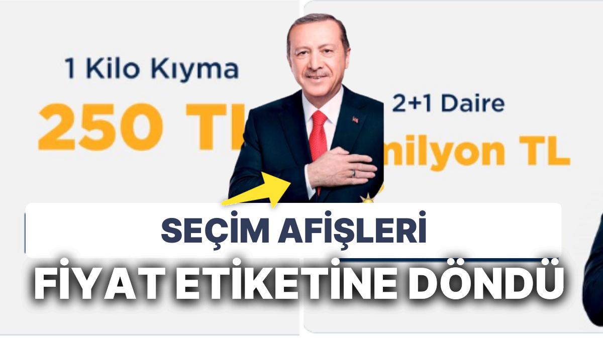 Toplumsal Medyada Hazırlanan Fiyat Değişimleri Seçim Afişine Uyarlanınca Gündem Oldu Toplumsal Medyada Hazırlanan Fiyat Değişimleri Seçim Afişine Uyarlanınca Gündem Oldu
