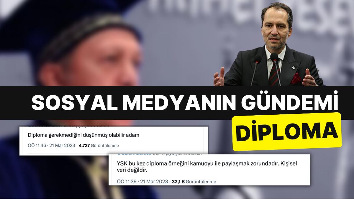 YSK'nın Fatih Erbakan'dan İstediği Diploma Twitter'da 'TT' Oldu YSK'nın Fatih Erbakan'dan İstediği Diploma Twitter'da 'TT' Oldu