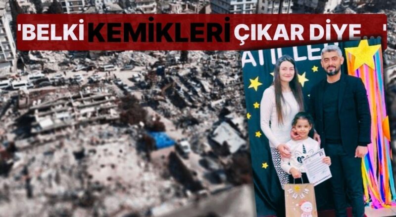 64 Gündür Enkaz Başında Bekliyor! 'Belki Kemikleri Çıkar Diye...'