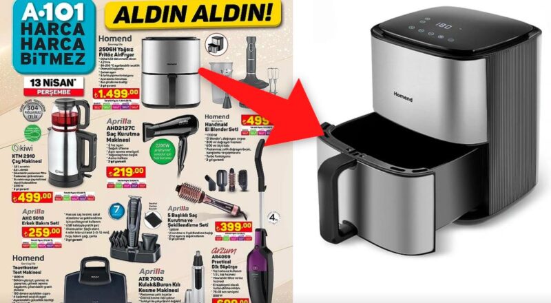 A101'de Satışa Sunulacak Homend 2506H Airfryer Alınır Mı? Özellikleri ve Yorumları